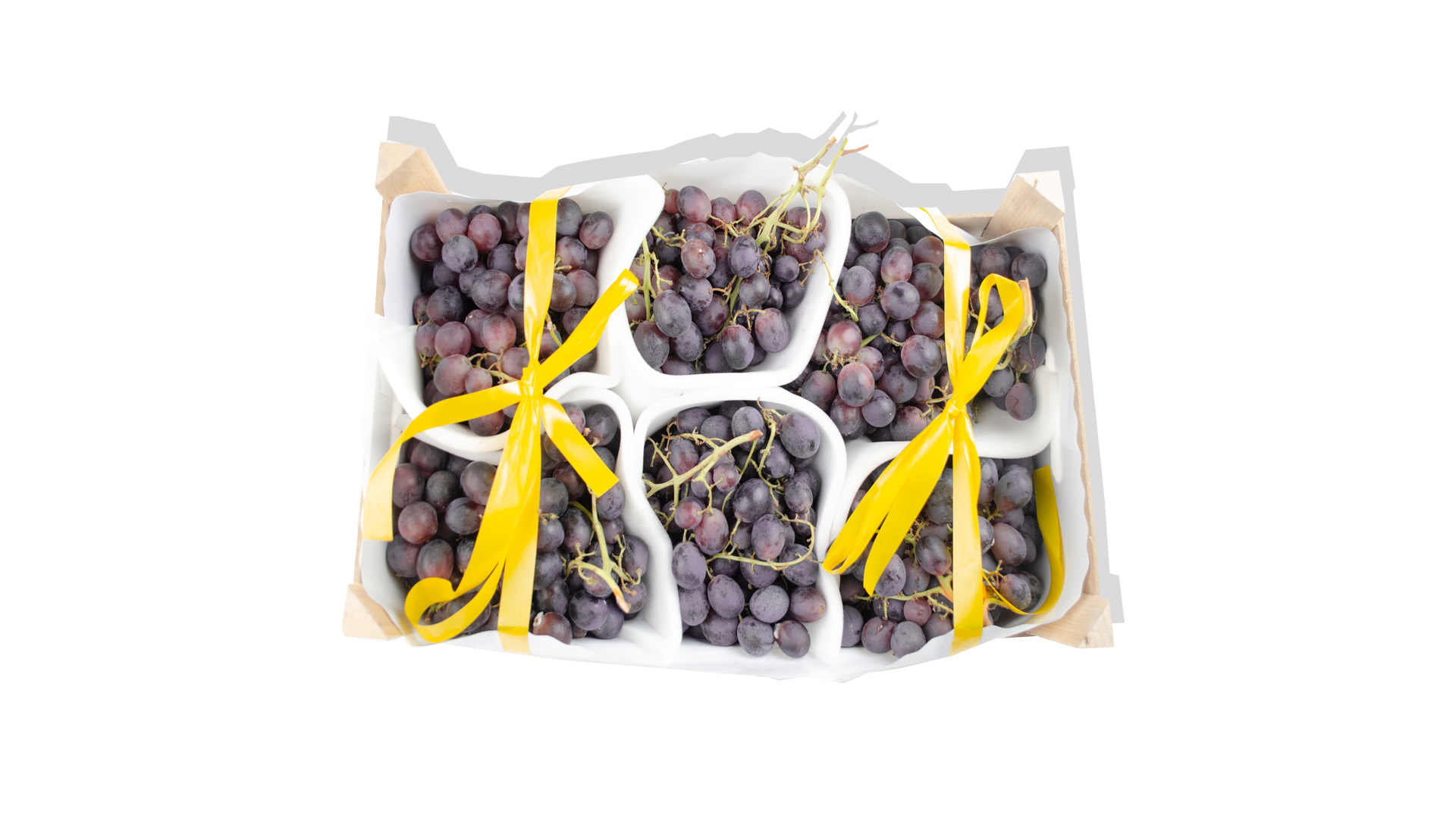 Trauben-rund-lila-kiste Trauben blau rot kernlos-Kiste