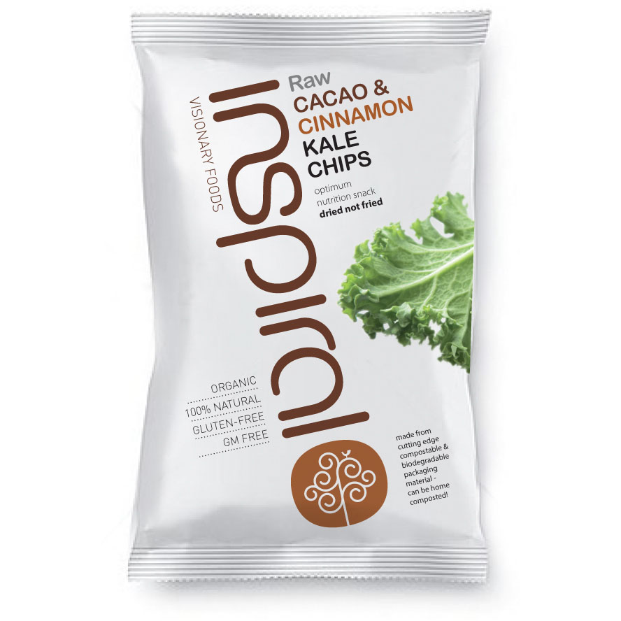 Kale Chips Raw Cacao & Cinamon